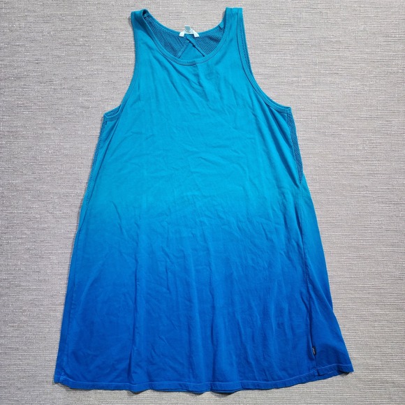 Vans Dresses & Skirts - Vans Womens Blue Ombre Mesh Detail Sleeveless A-Line Cotton Tank Dress Size M‎